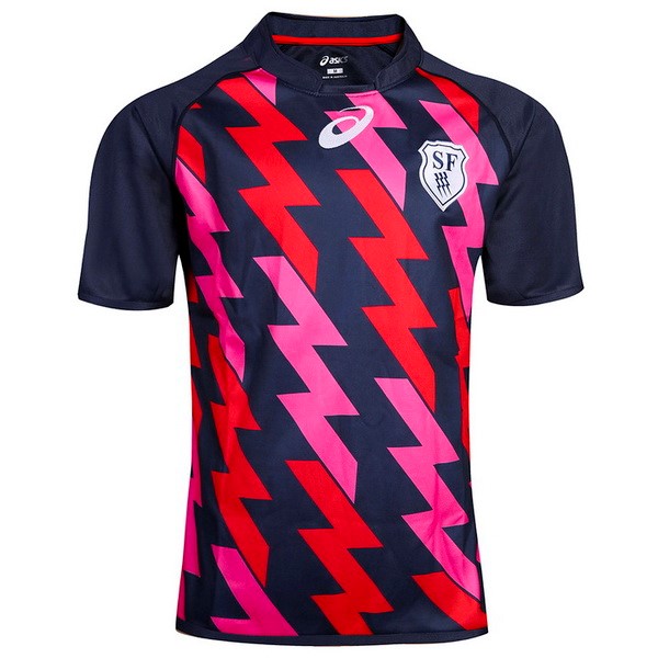 Camiseta Stade Français Paris 1ª 2017-2018 Azul